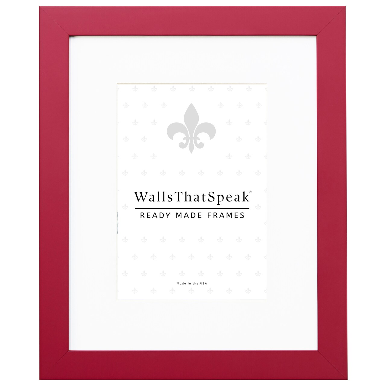 12x18 Matted Picture Frame, Confetti 0.875 Inch Wood Moulding, Wall Display Frame for Art, Posters, or Photos by wallsthatspeak